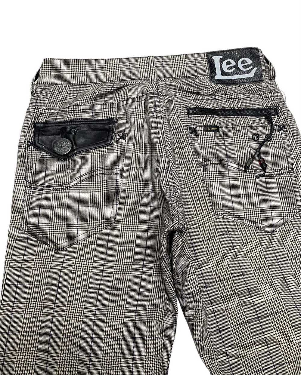 VINTAGE LEE RIDERS CHECKERED 3Q PANTS - image 7