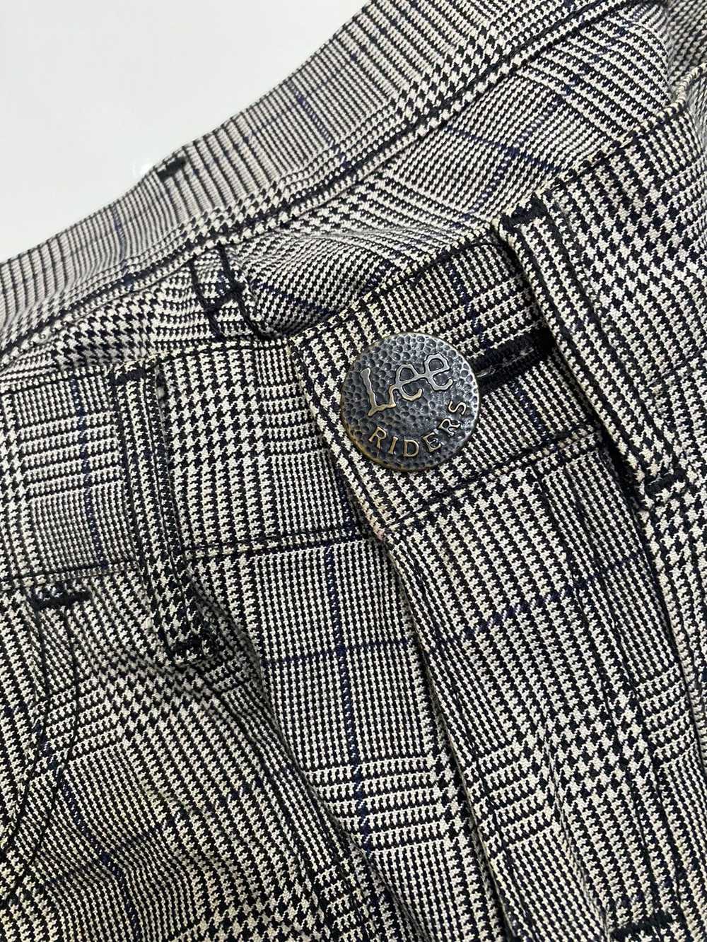 VINTAGE LEE RIDERS CHECKERED 3Q PANTS - image 9