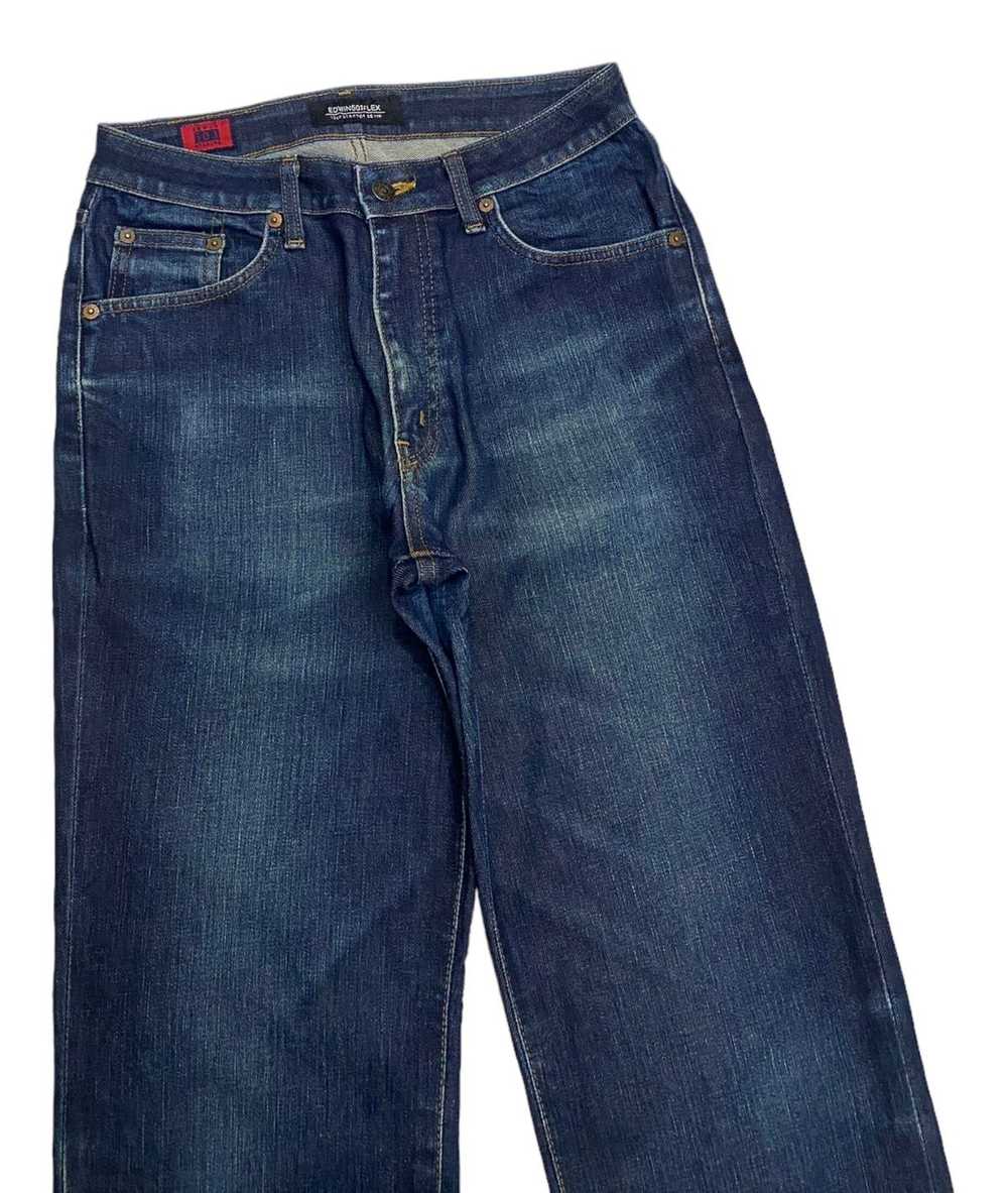 EDWIN 13oz 503 FLEX DISTRESSED DENIM JEANS JAPAN - image 3