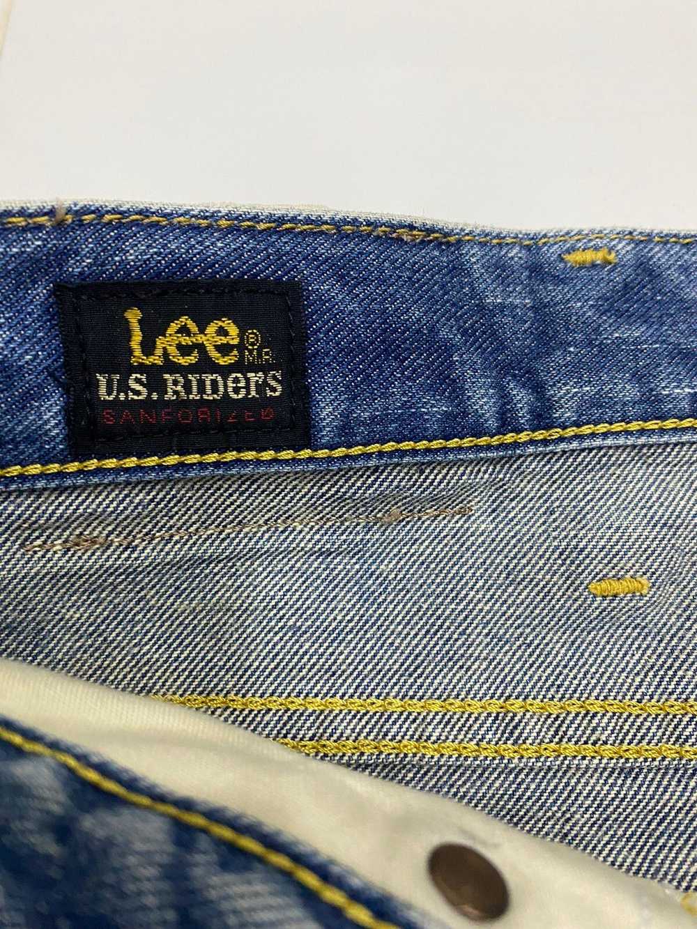 VINTAGE 80s LEE US RIDERS SANFORIZED DISTRESSED B… - image 6