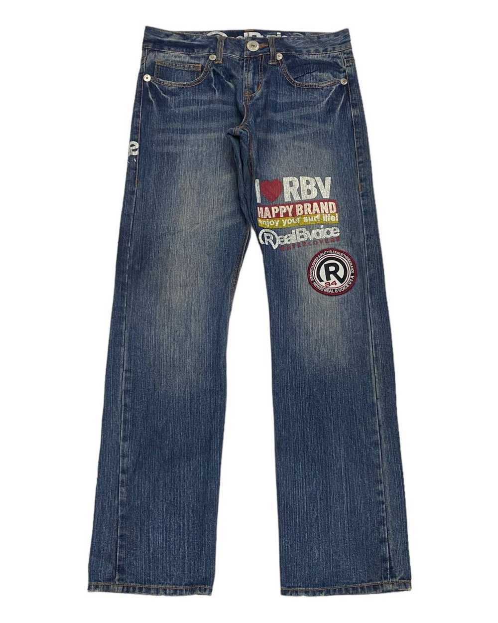 Vintage - RARE🔥RBV REALBVOICE DISTRESSED DENIM J… - image 3