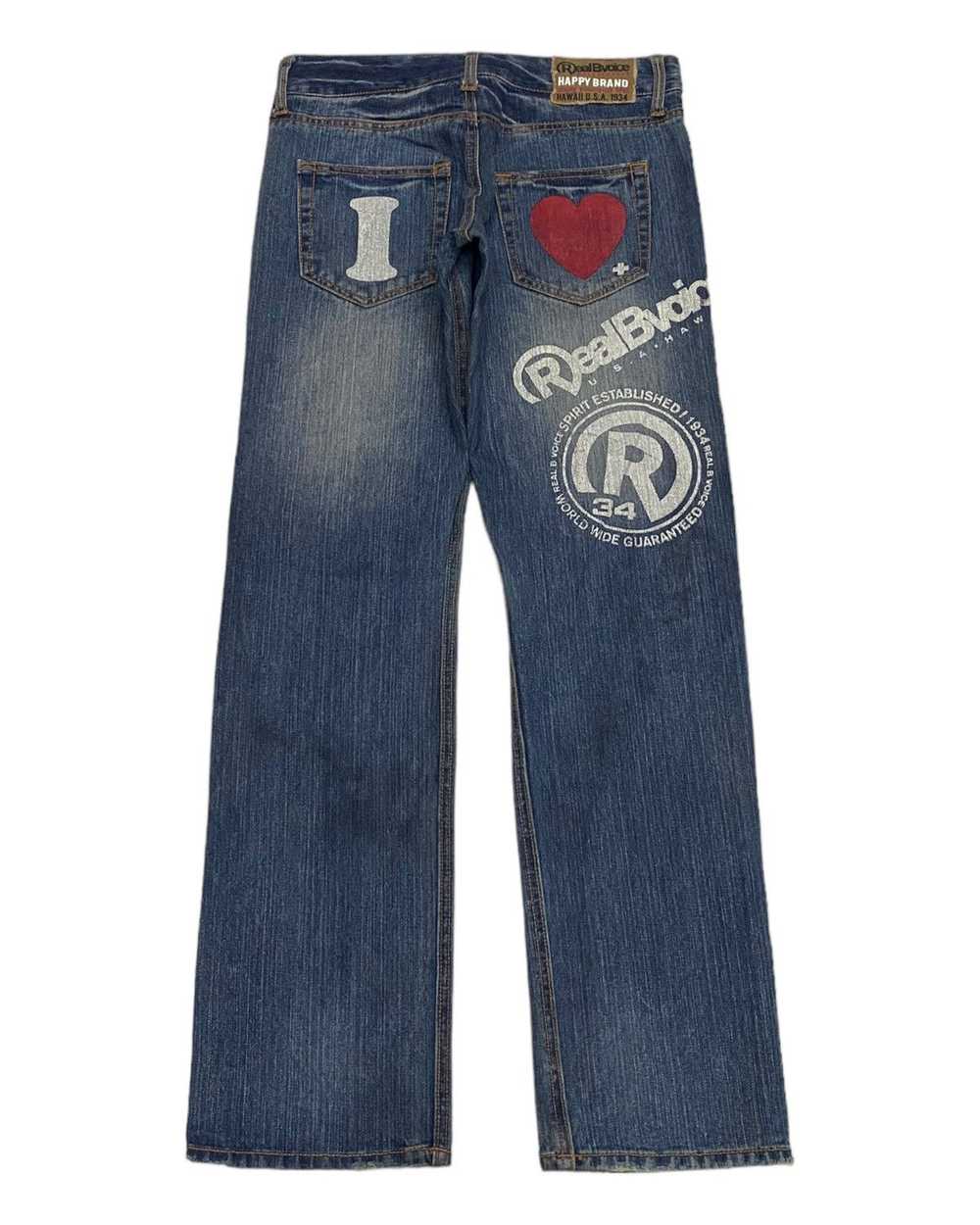 Vintage - RARE🔥RBV REALBVOICE DISTRESSED DENIM J… - image 4