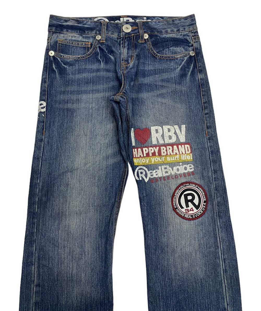 Vintage - RARE🔥RBV REALBVOICE DISTRESSED DENIM J… - image 5