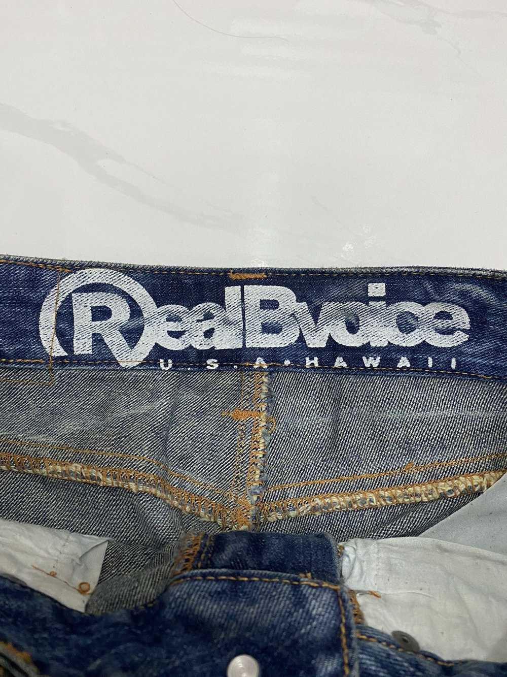 Vintage - RARE🔥RBV REALBVOICE DISTRESSED DENIM J… - image 8