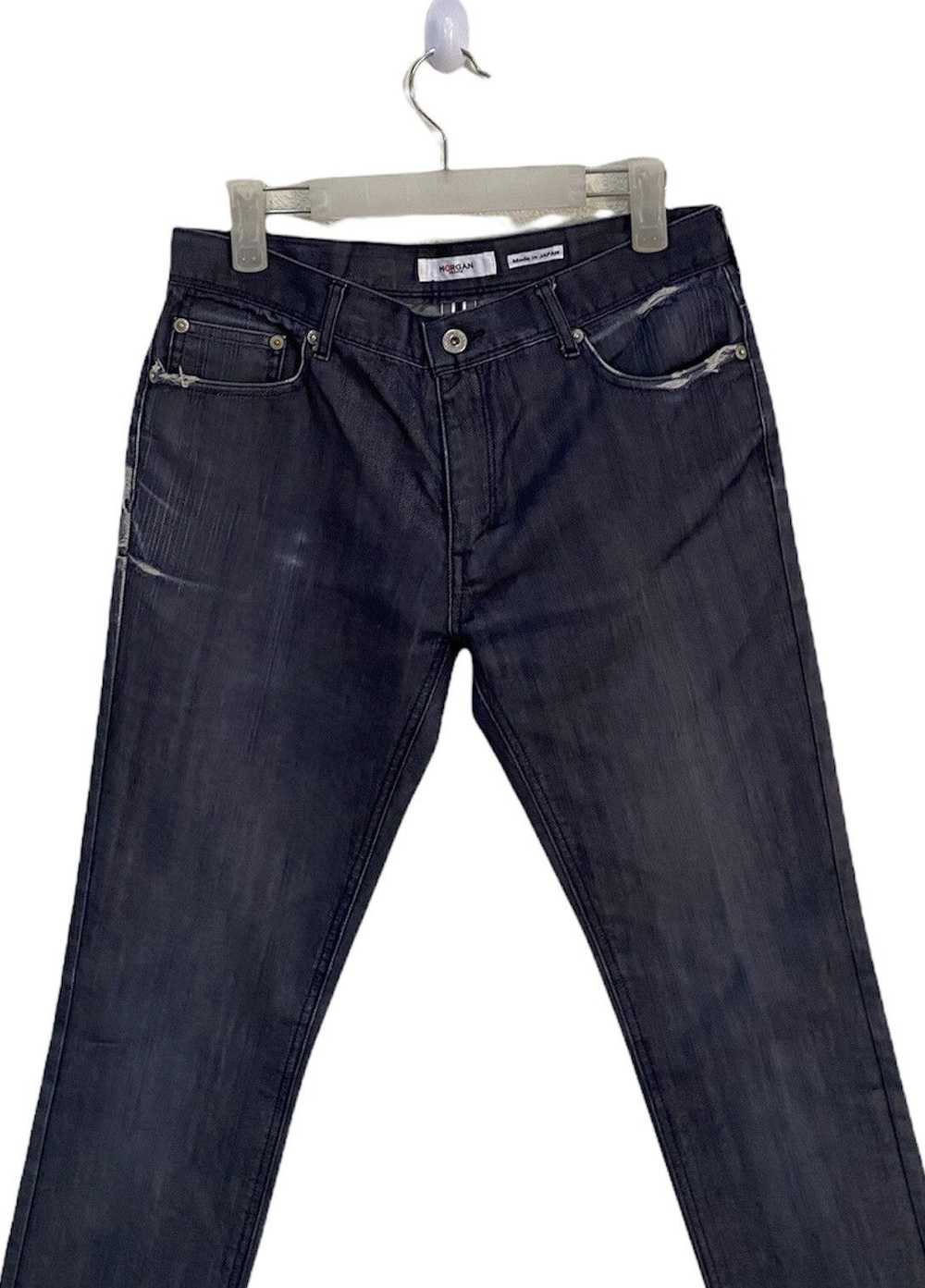 VINTAGE MORGAN HOMME DISTRESSED DENIM PANTS - image 2