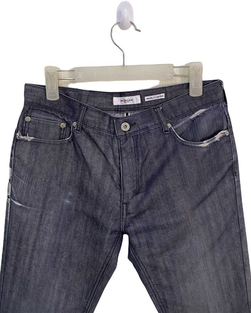 VINTAGE MORGAN HOMME DISTRESSED DENIM PANTS - image 3