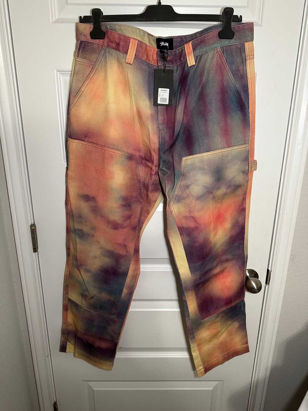 Stüssy Tie Dye Work Pants - image 3