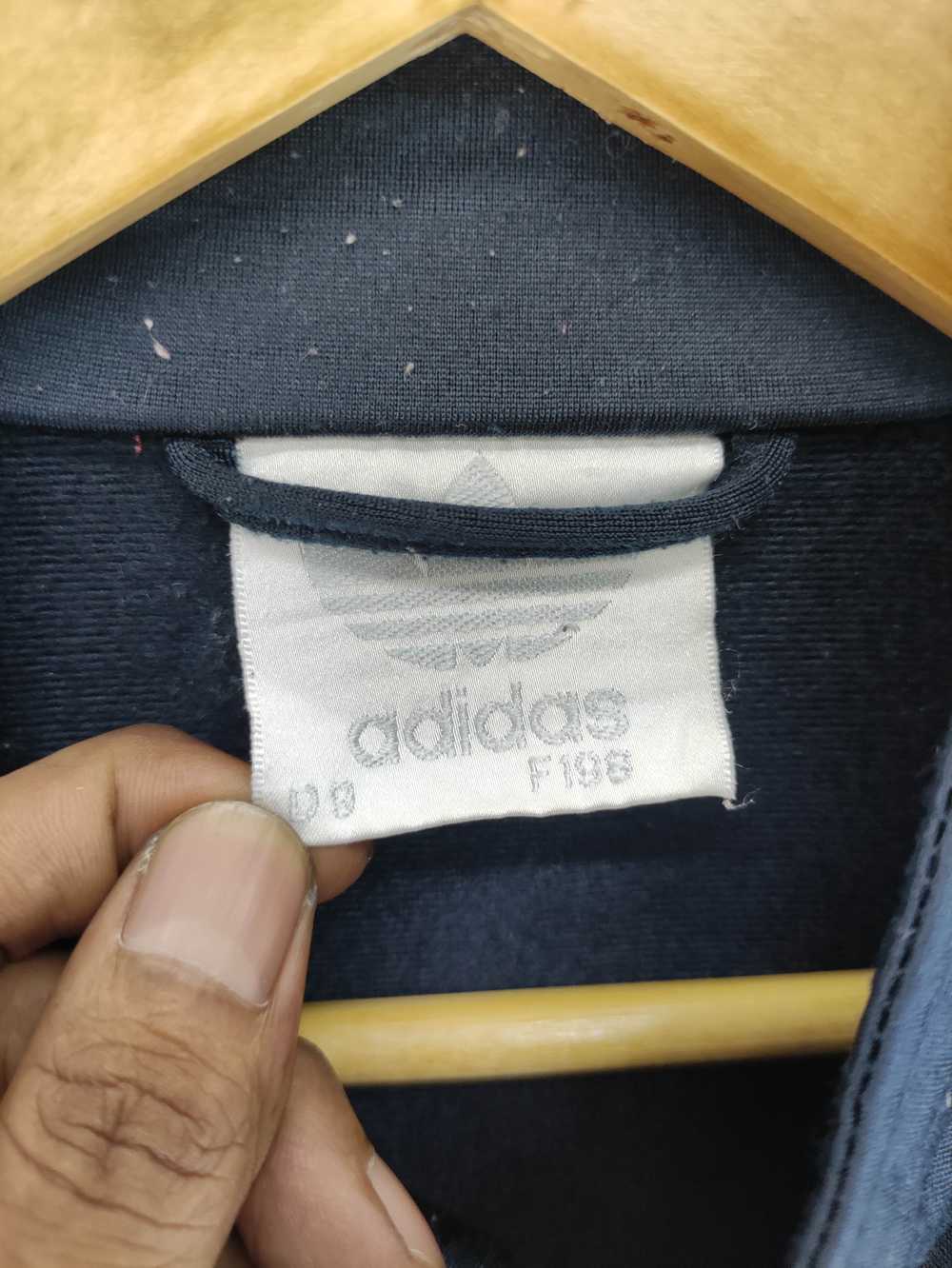 vintage Adidas Tracktop Sweater Blocks Colour Zip… - image 3