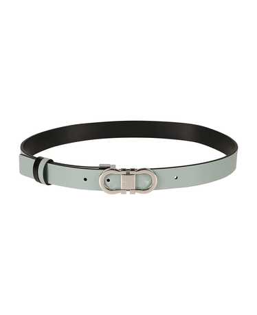 FERRAGAMO Double Gancini Buckled Belt