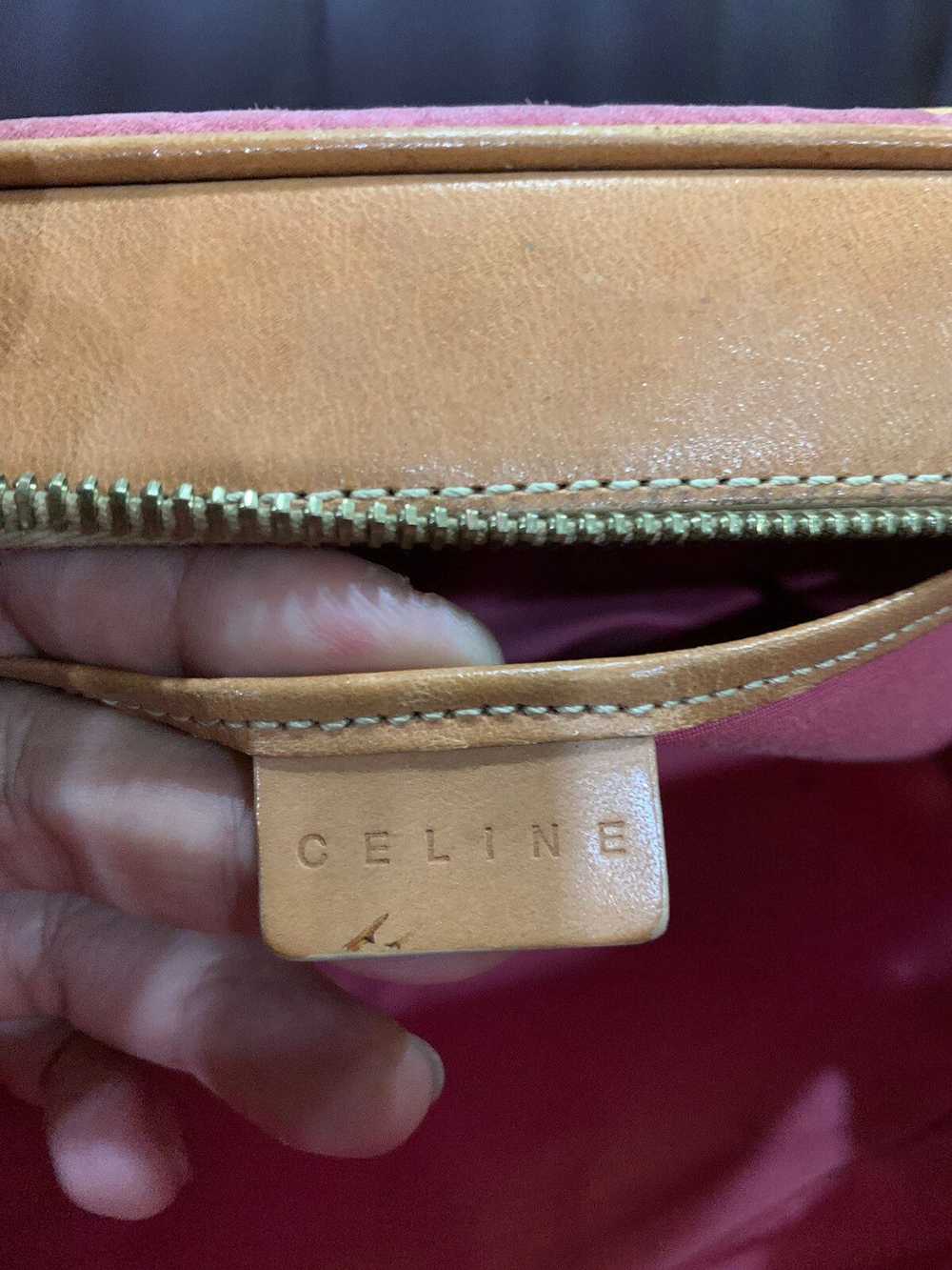 Authentic Celine Vintage Handbag Mini Boston Bag - image 11