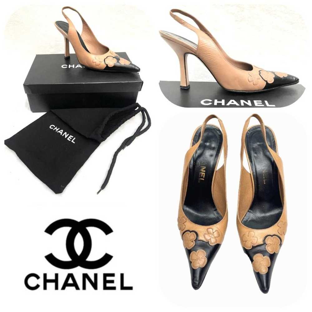 Chanel Leather heels - image 4