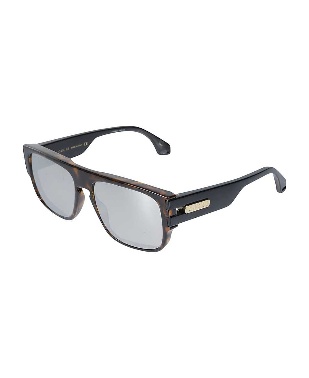 GUCCI Rectangle Retro Sunglasses - image 2