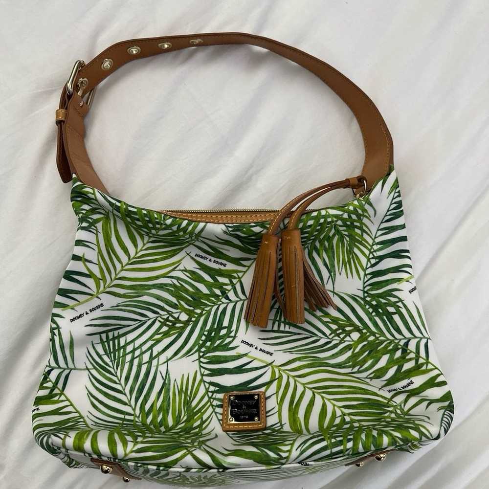 Dooney and Bourke tropical palm leaf bag - image 1