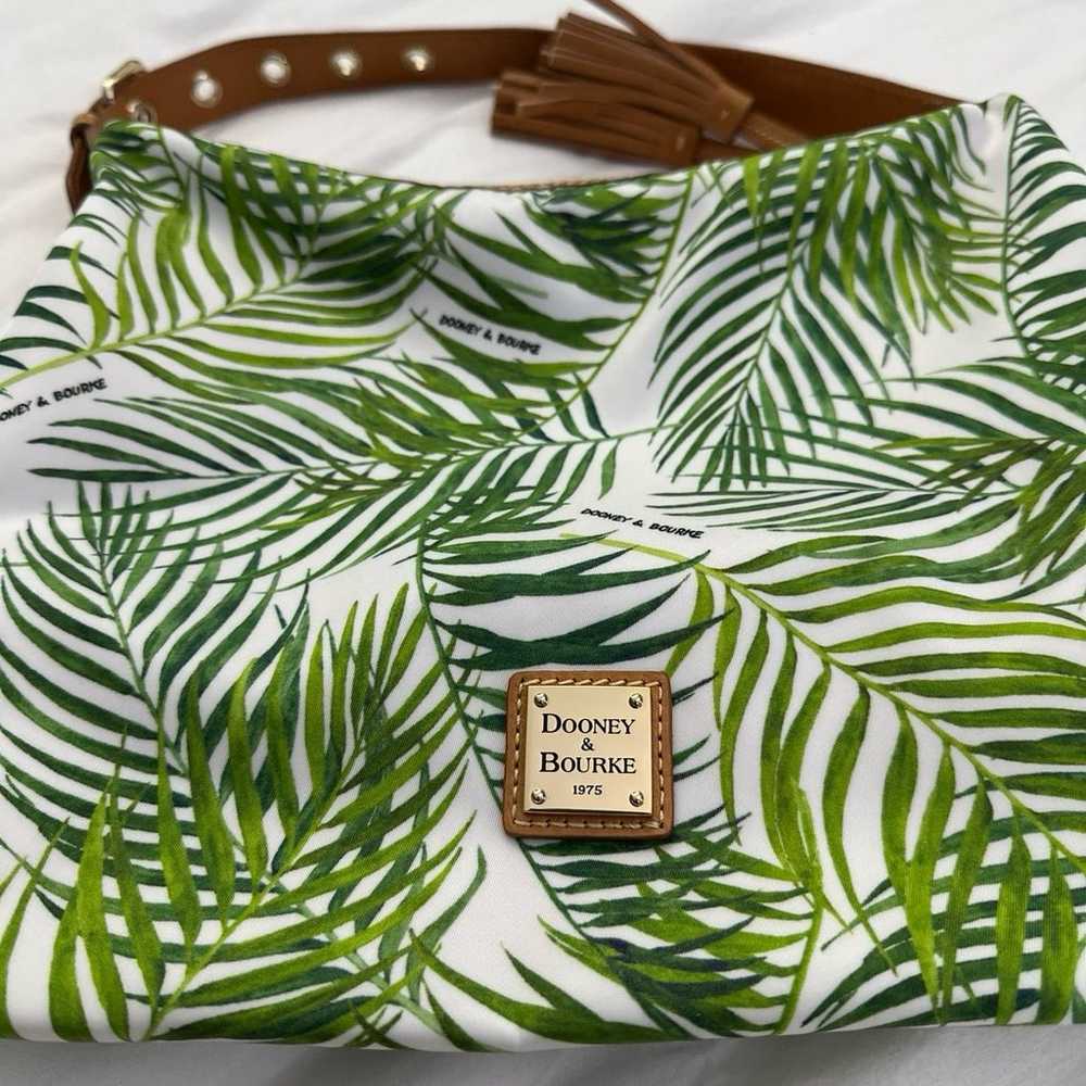 Dooney and Bourke tropical palm leaf bag - image 2