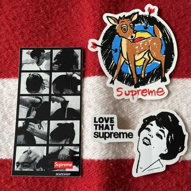 Supreme Sticker Pack - 1995 Ad, Bambi & Love That… - image 1