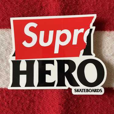 Supreme Anti Hero Supr-Hero Sticker 2014 F/W14 - image 1