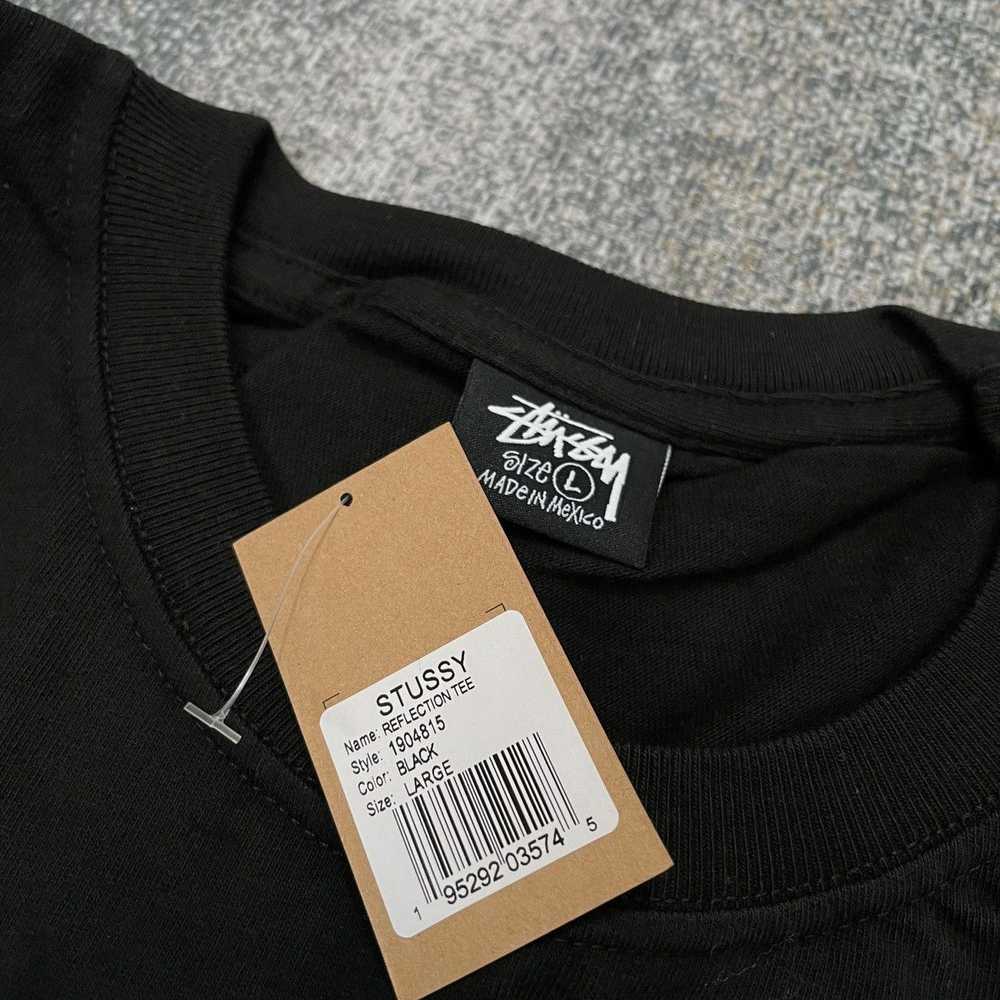 Vintage - STUSSY REFLECTION SS TSHIRT BLACK - image 6