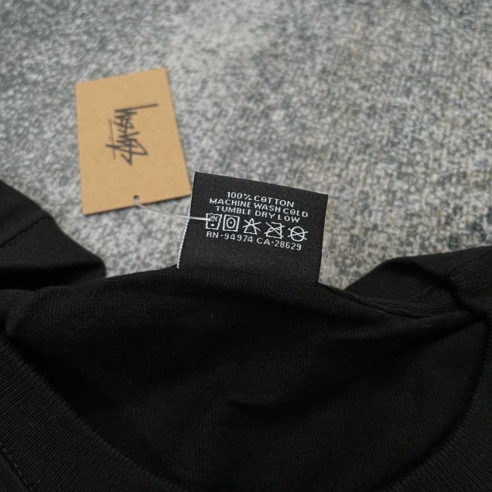 Vintage - STUSSY REFLECTION SS TSHIRT BLACK - image 7