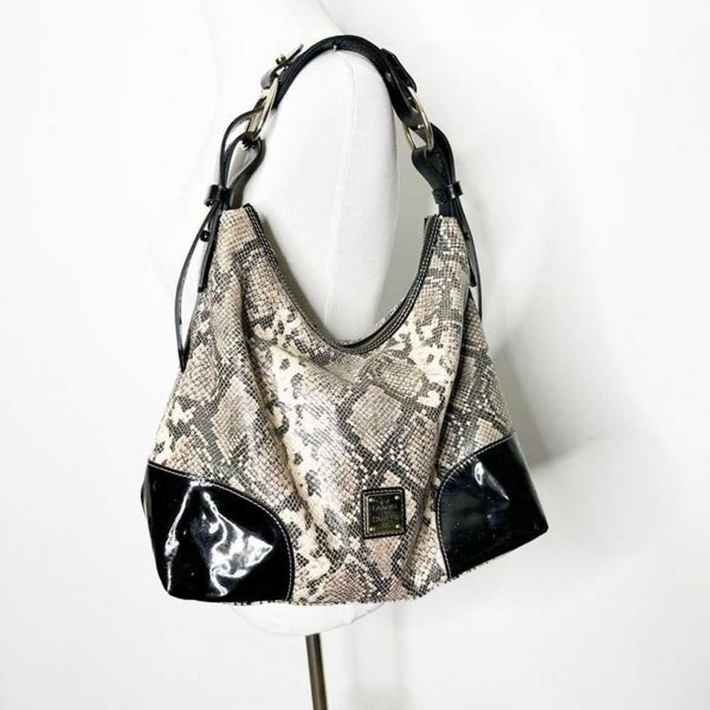 DOONEY & BOURKE Nikki Hobo Shoulder Bag Slate Pyt… - image 2