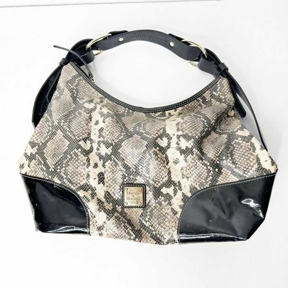 DOONEY & BOURKE Nikki Hobo Shoulder Bag Slate Pyt… - image 3