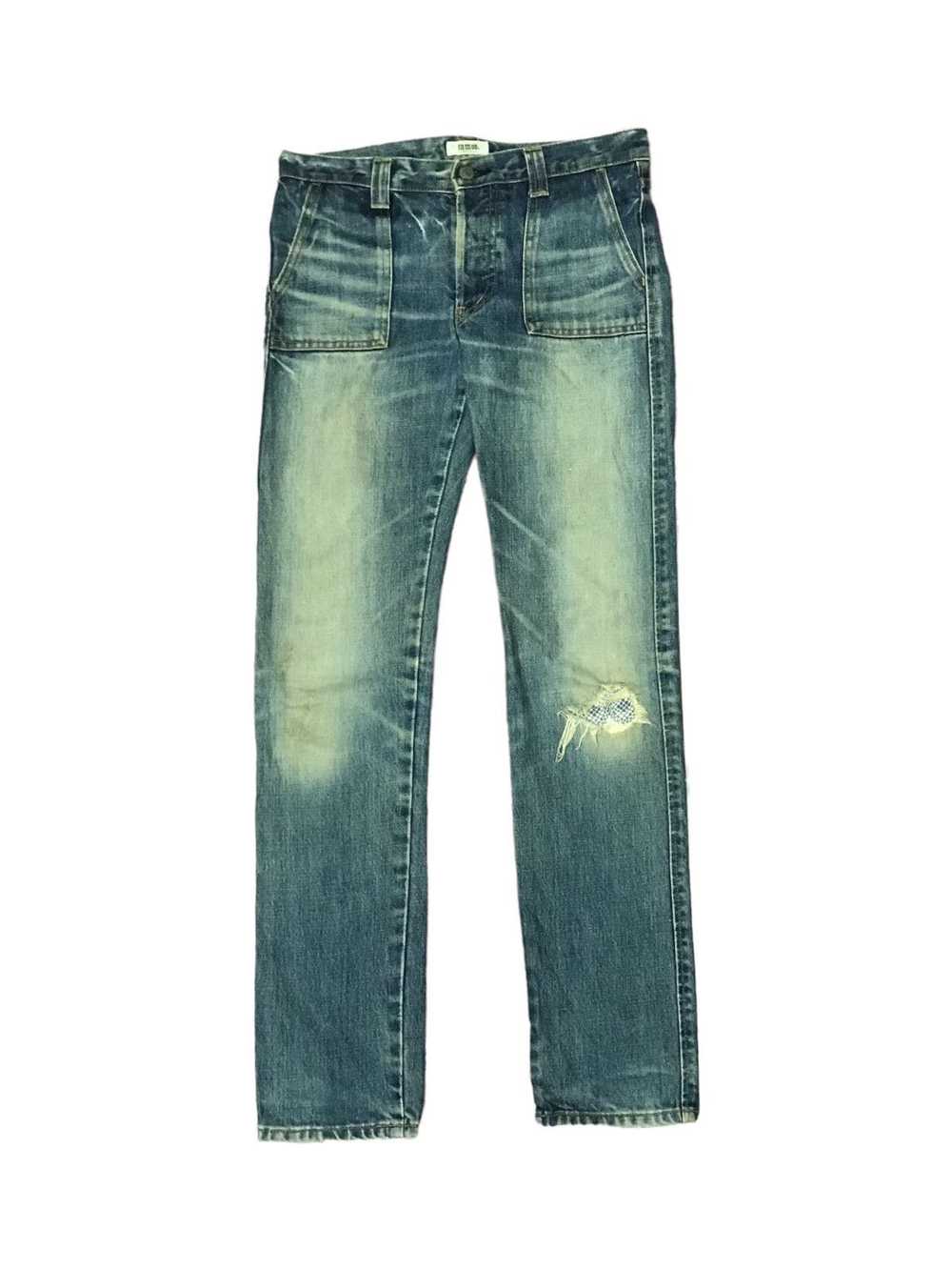 Designer - JAPAN DOMINGO CO LTD JEANS DISTRESSED … - image 1