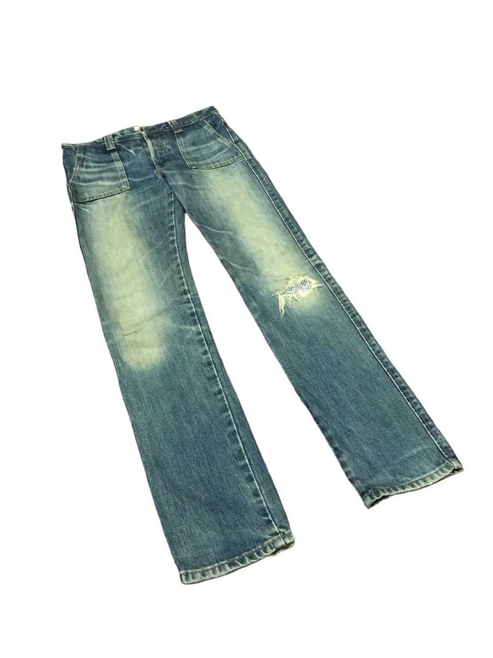 Designer - JAPAN DOMINGO CO LTD JEANS DISTRESSED … - image 2