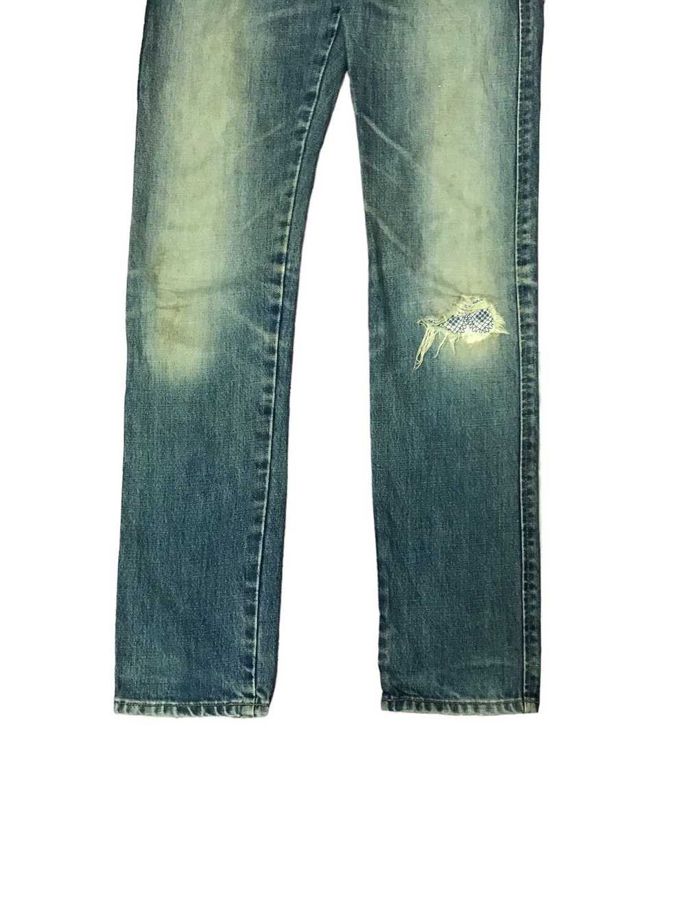 Designer - JAPAN DOMINGO CO LTD JEANS DISTRESSED … - image 3