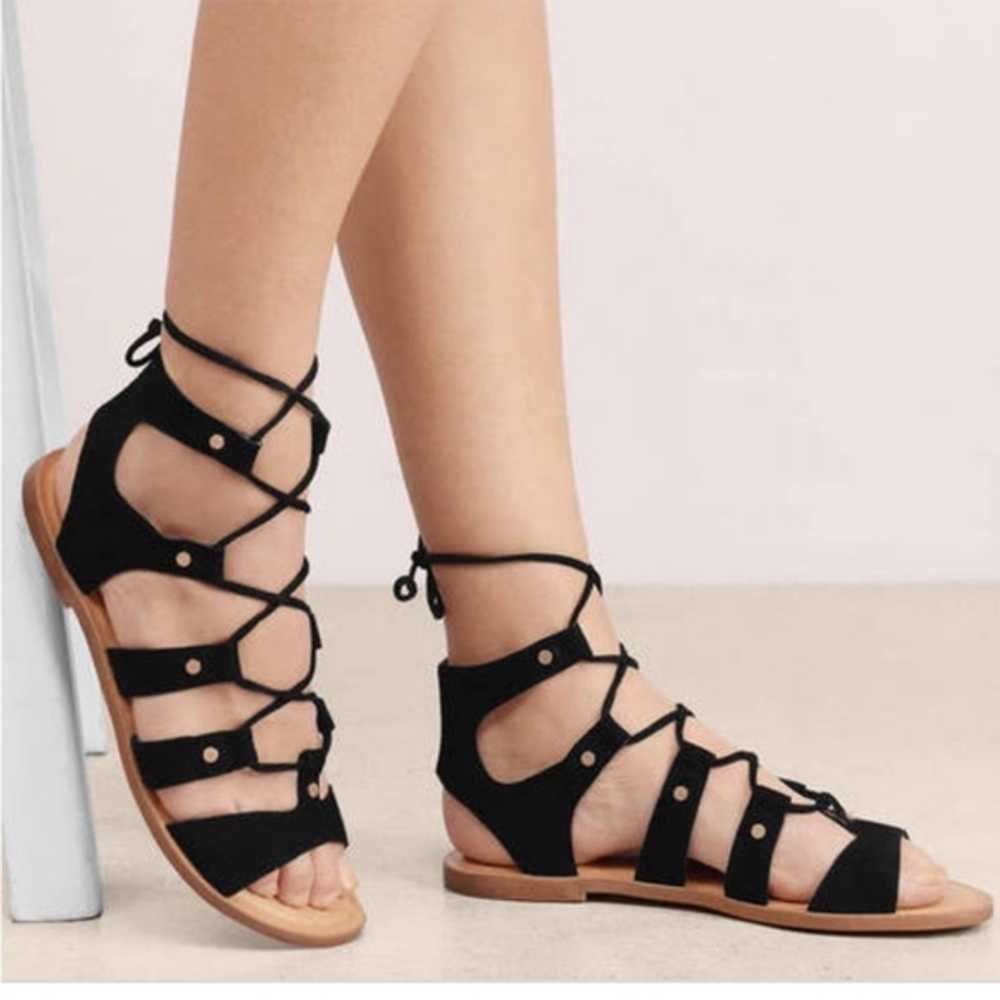 Dolce Vita Jasmyn Lace-Up Suede Gladiator Sandal - image 2