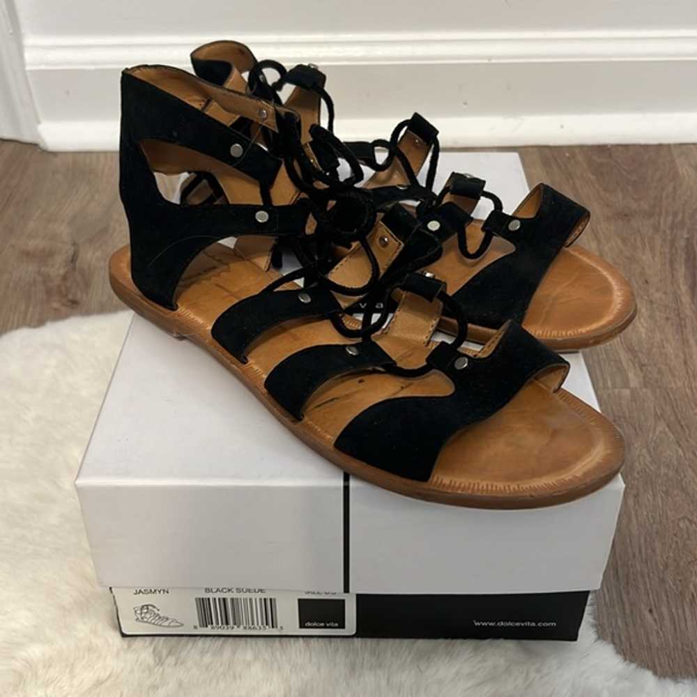 Dolce Vita Jasmyn Lace-Up Suede Gladiator Sandal - image 6