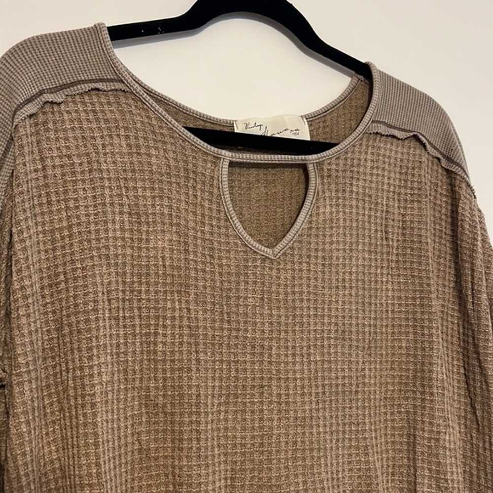 Vintage Havana Soft Waffle Knit Top - image 9