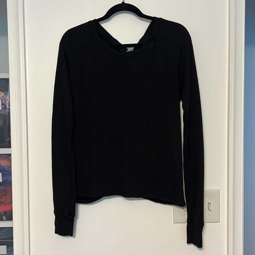 Pam & Gela Twist Back Sweatshirt with Buckle - image 3