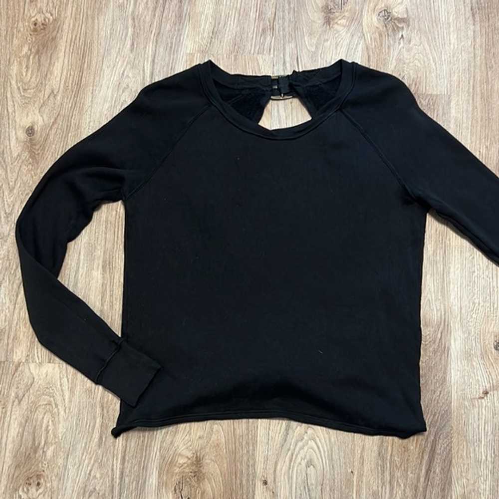 Pam & Gela Twist Back Sweatshirt with Buckle - image 8