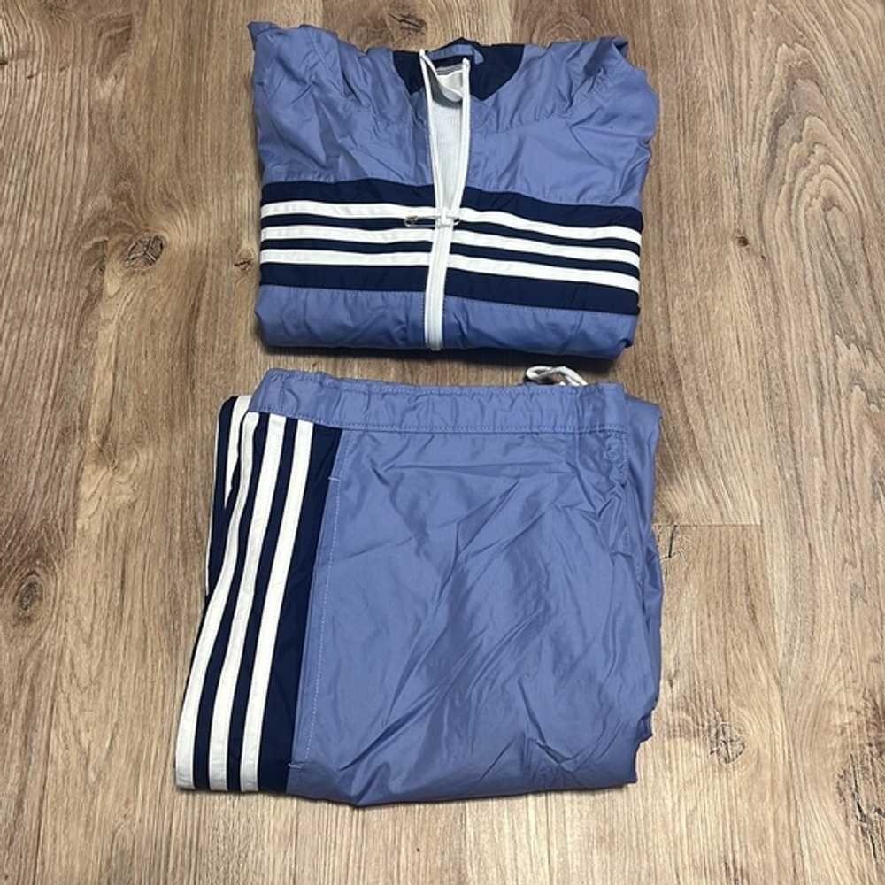 Adidas Striped Logo Windbreaker Tracksuit - image 2