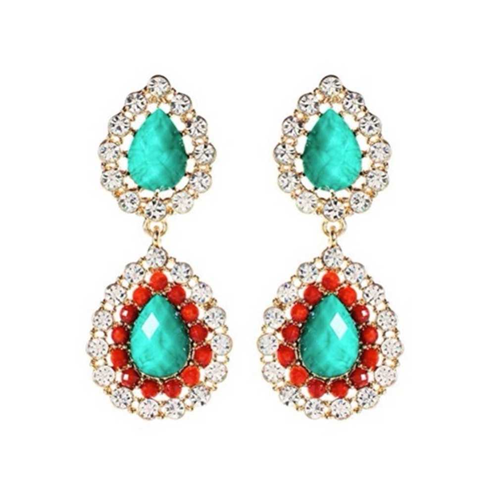 Amrita Singh Turquoise Ruby Avery Earrings - image 1