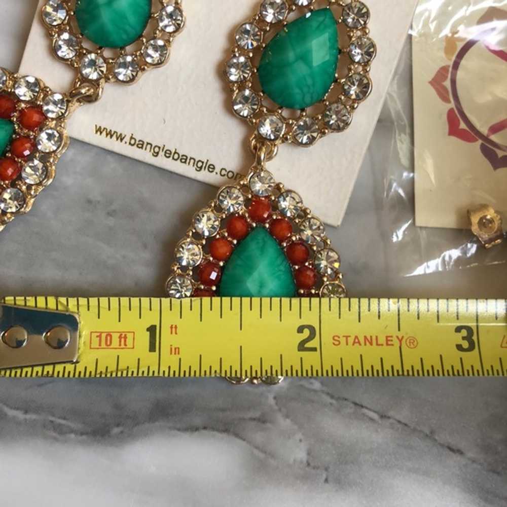 Amrita Singh Turquoise Ruby Avery Earrings - image 4