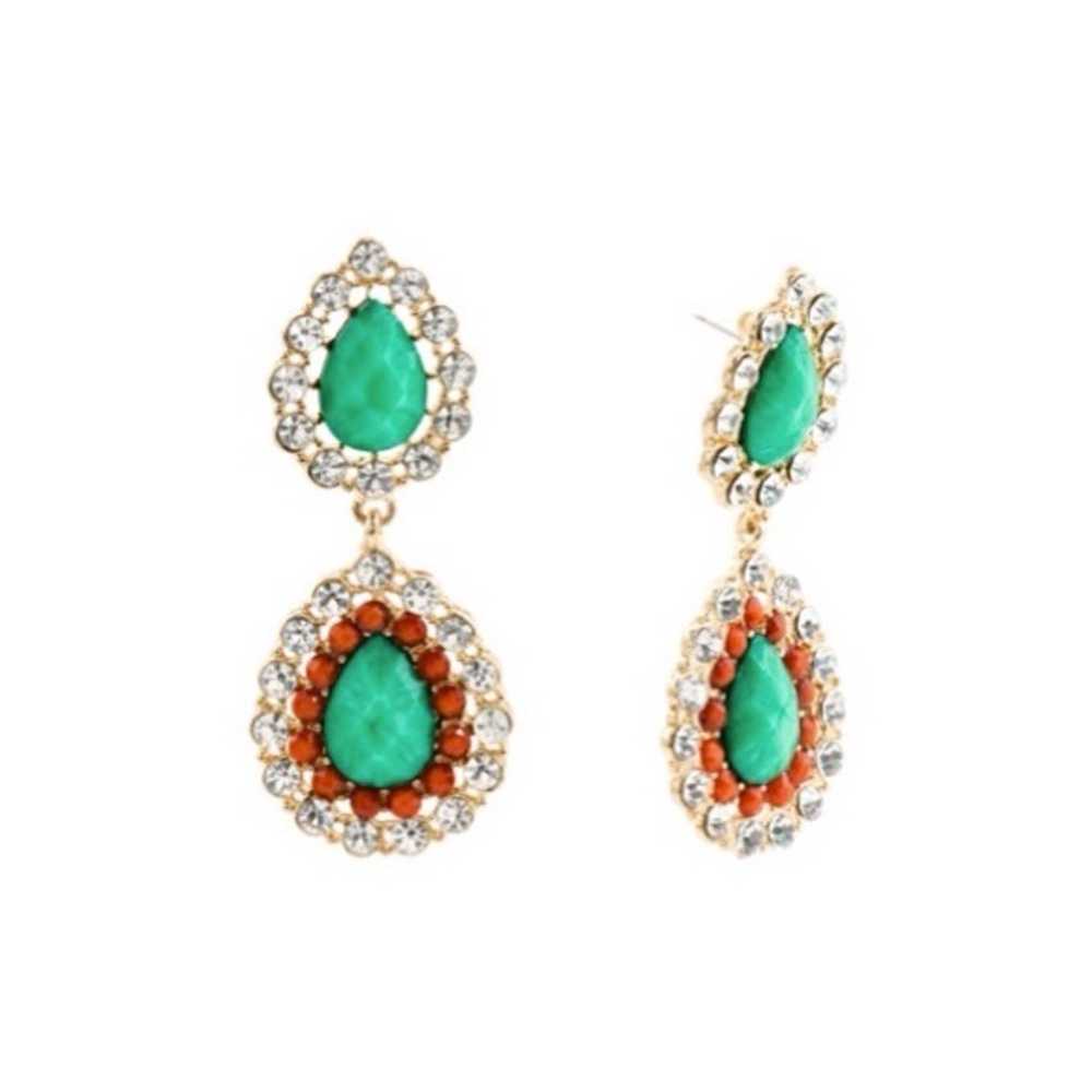 Amrita Singh Turquoise Ruby Avery Earrings - image 7