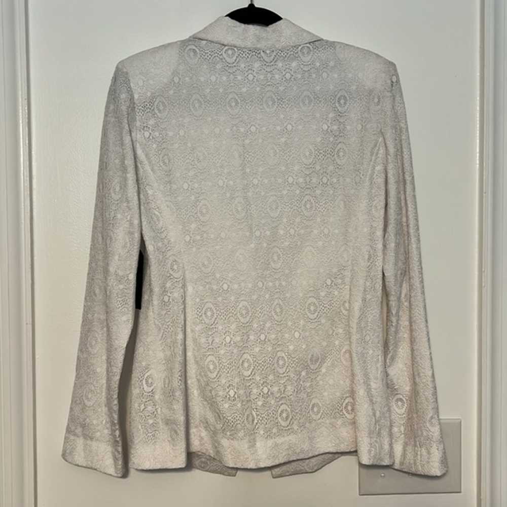 Guess White Lace Blazer - image 9