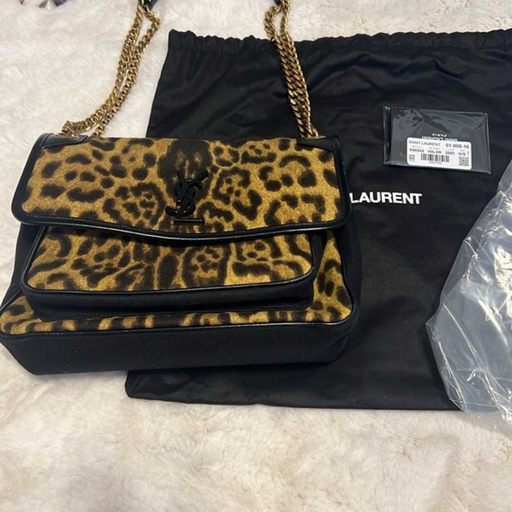 RARE Saint Laurent Medium Niki Chain Flap Bag in … - image 2