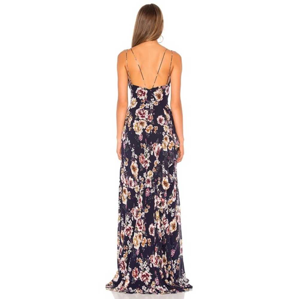 NICHOLAS Garden Rose Silk Maxi Dress - image 4