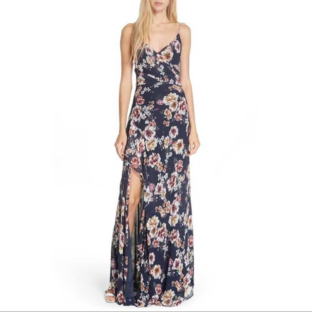 NICHOLAS Garden Rose Silk Maxi Dress - image 5