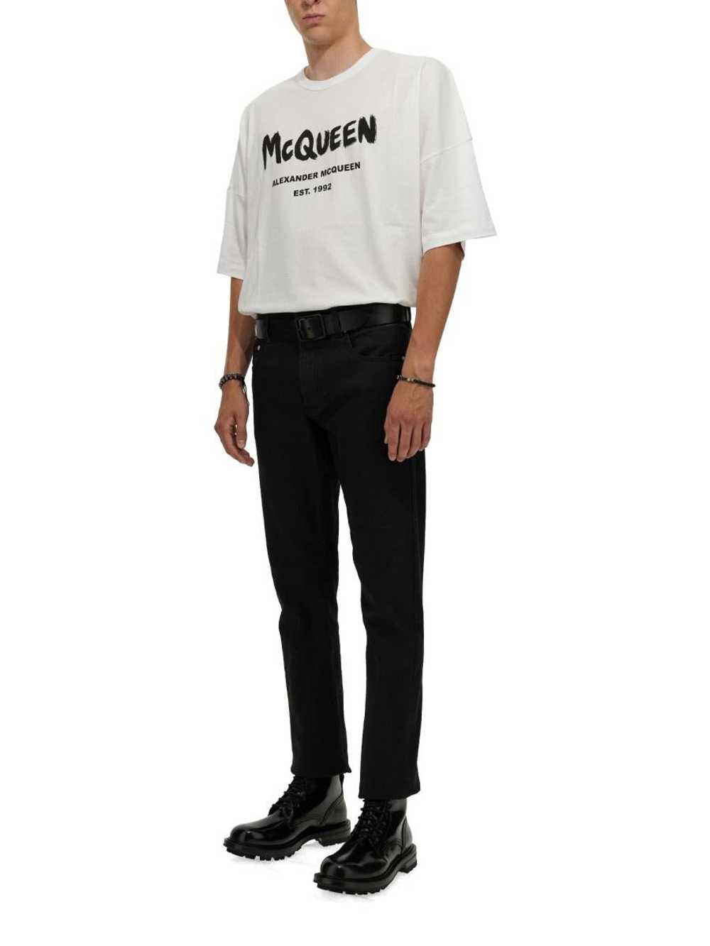 ALEXANDER MCQUEEN JEANS WITH LOGO EMBROIDERY - image 2