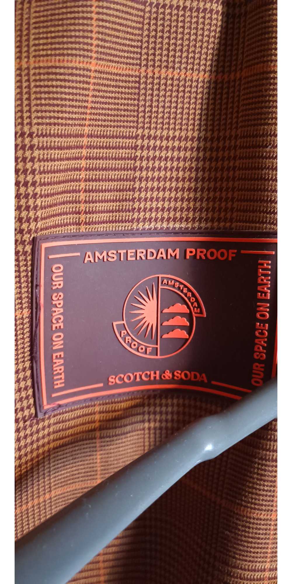 Scotch & Soda Amsterdam Proof Poncho + Hat in Bro… - image 10