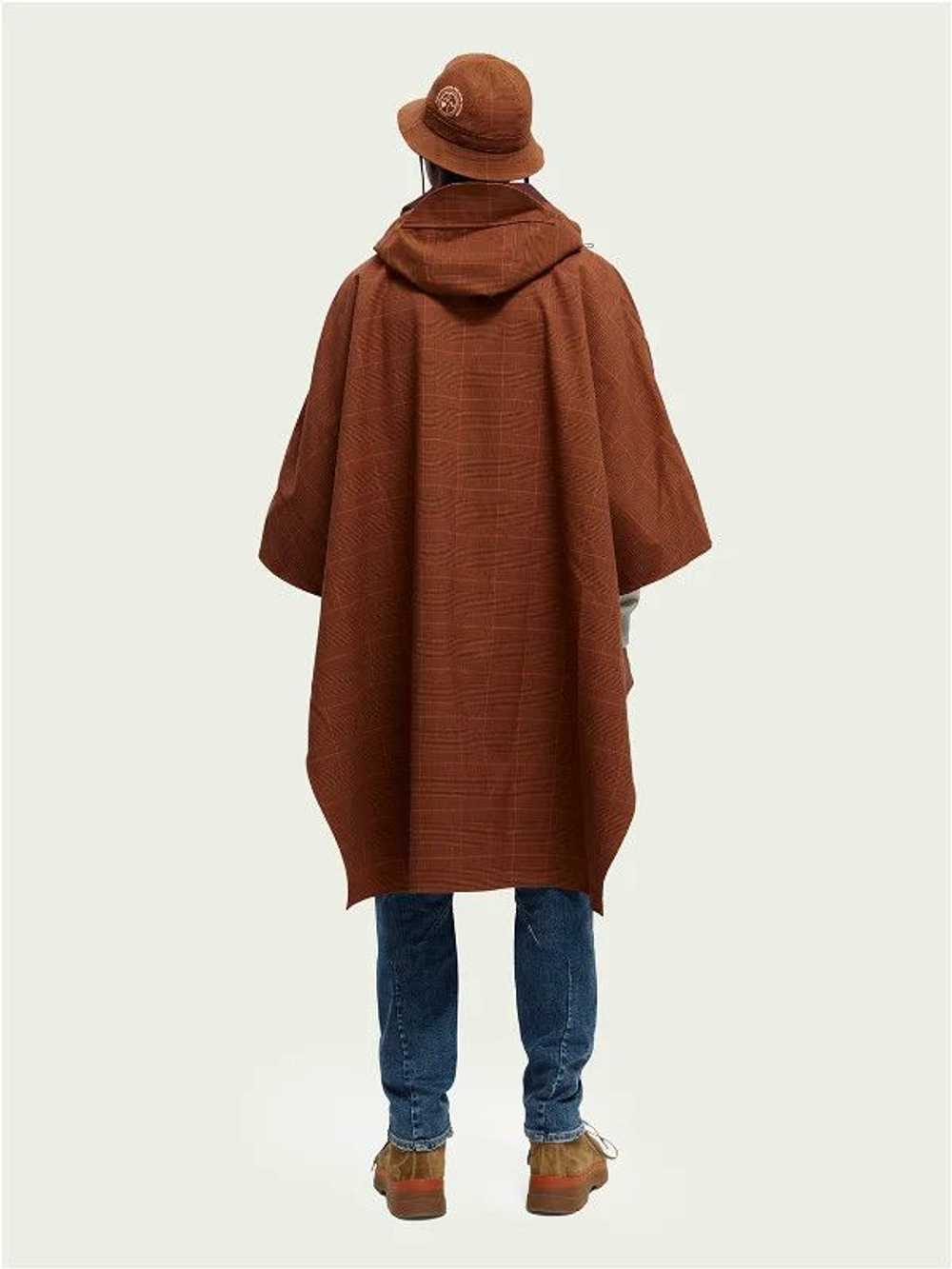 Scotch & Soda Amsterdam Proof Poncho + Hat in Bro… - image 5