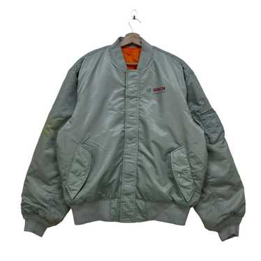 美品 90's Vintage MA-1 フライトジャケット BOSCH企業ロゴ 美品 90s Vintage MA-1 フライトジャケット BOSCH企業ロゴ