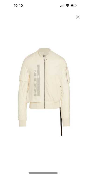 Rick Owens DRKSHDW Flight Bomber Jacket DRKSHDW by