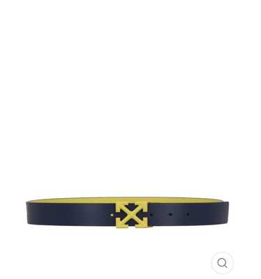 OFF-WHITE MENS CLASSIC ARROW LEATHER BELT