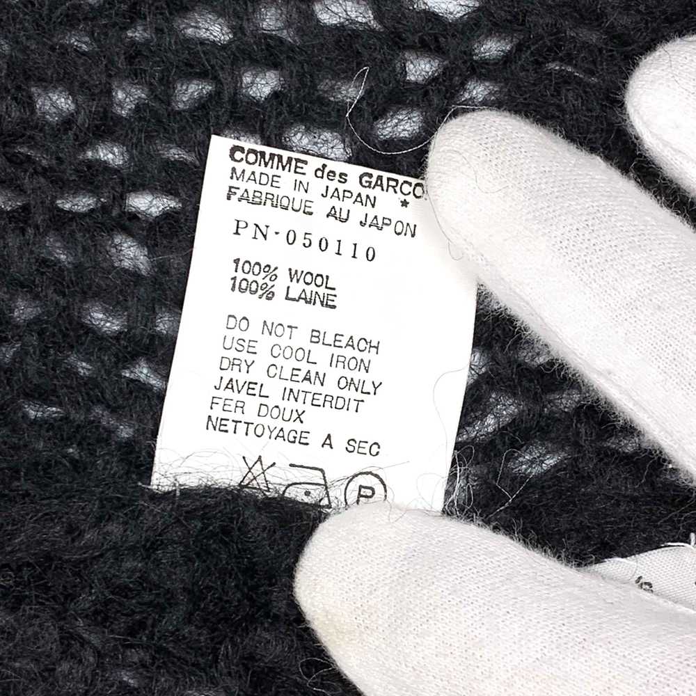 Comme Des Garçons AW91 Mesh Knit Wool Sweater - image 5