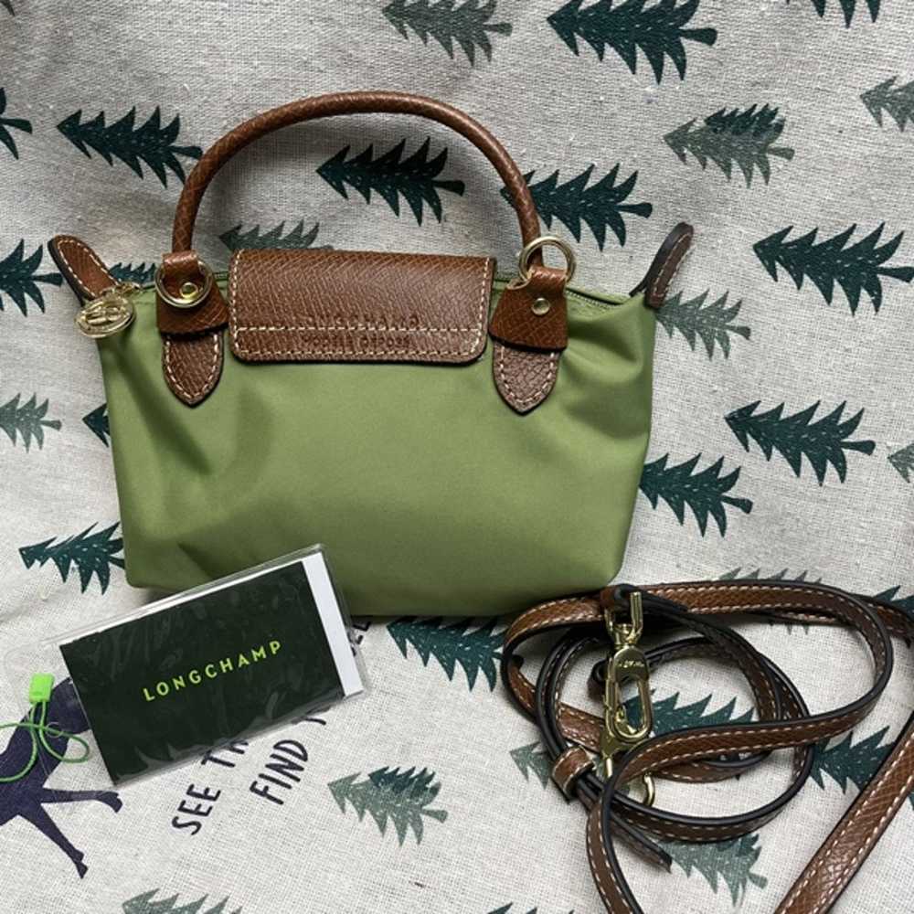 Olive Green Brown Shoulder Mini Bag - image 2