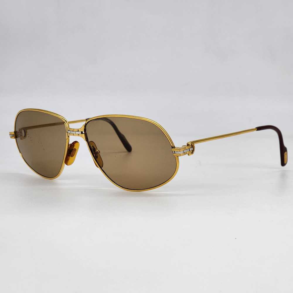 Cartier - Panthere GM Aviator Sunglasses - Vintage - image 1