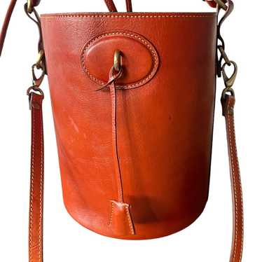 A. Bellucci leather store bucket purse